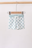 Sage Checker UPF Swim Trunks Aaria Tees