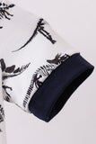 Navy dinosaur print bubble - Aaria Tees Aaria Tees