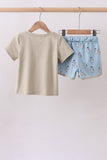 Penguin print shorts set - Aaria Tees Aaria Tees