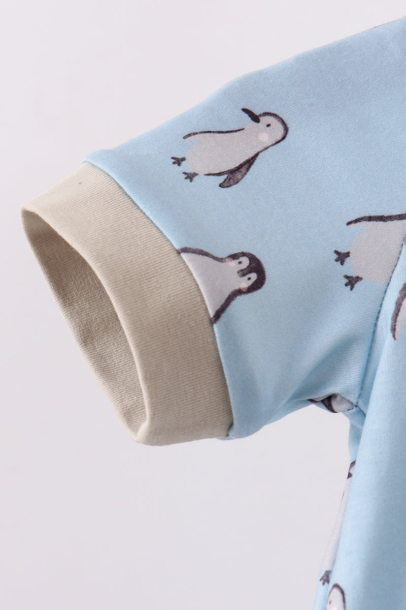 Penguin print bubble - Aaria Tees Aaria Tees