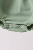Sage Gingham Knit Bubble - Aaria Tees Aaria Tees