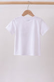 White Animal Embroidered Knit Top - Aaria Tees Aaria Tees