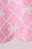 Pink Bow Knit Bloomer Set - Aaria Tees Aaria Tees