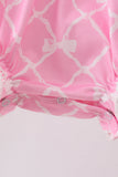 Pink Bow Knit Bubble - Aaria Tees Aaria Tees