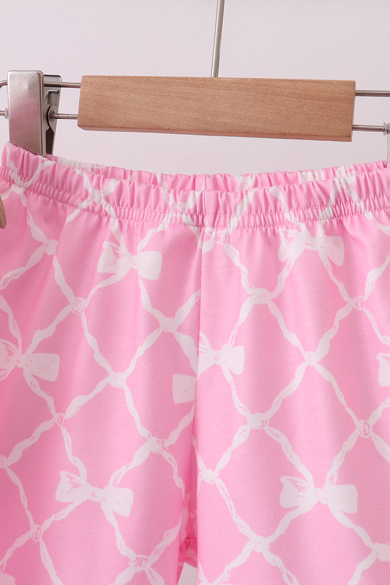Pink Bow Knit Set - Aaria Tees Aaria Tees