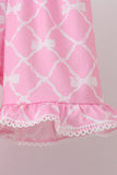 Pink Bow Knit Set - Aaria Tees Aaria Tees