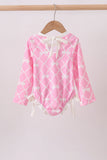 Pink Bow UPF rashguard - Aaria Tees Aaria Tees