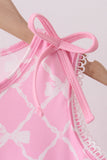 Pink Bow Knit Dress - Aaria Tees Aaria Tees