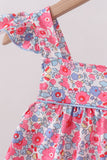 Pink Floral Knit Bloomer Set - Aaria Tees Aaria Tees
