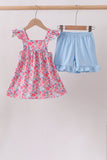 Pink Floral Knit Set - Aaria Tees Aaria Tees