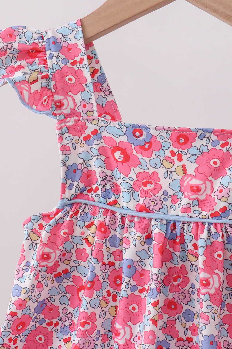 Pink Floral Knit Set - Aaria Tees Aaria Tees