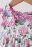 Purple Hydrangea Knit Bubble - Aaria Tees Aaria Tees