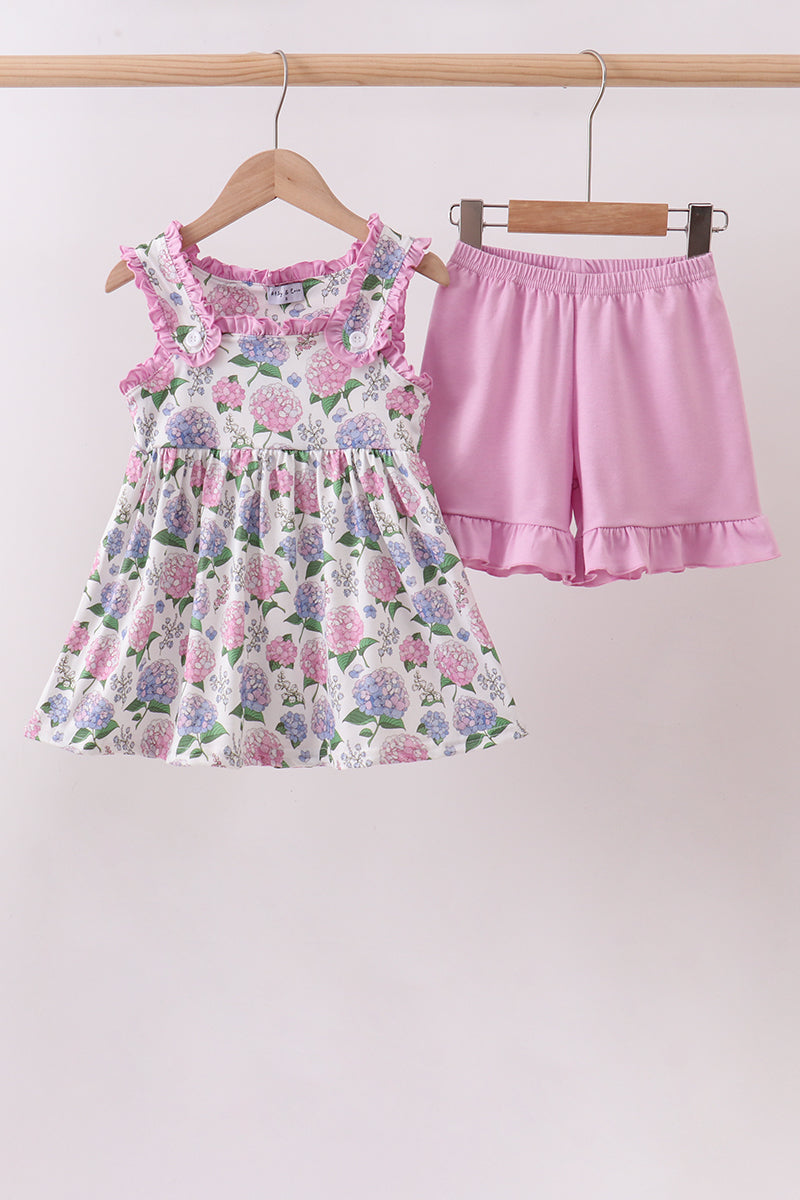 Purple Hydrangea Knit Set - Aaria Tees Aaria Tees