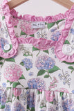 Purple Hydrangea Knit Bloomer Set - Aaria Tees Aaria Tees