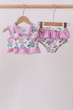 Purple Hydrangea UPF Swim Set - Aaria Tees Aaria Tees