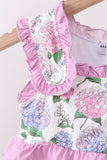 Purple Hydrangea UPF Swim Set - Aaria Tees Aaria Tees