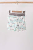 Green Stripe Shark UPF Swim Trunks Aaria Tees