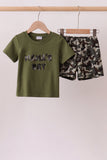 Mama's Boy Applique Knit Set - Aaria Tees Aaria Tees