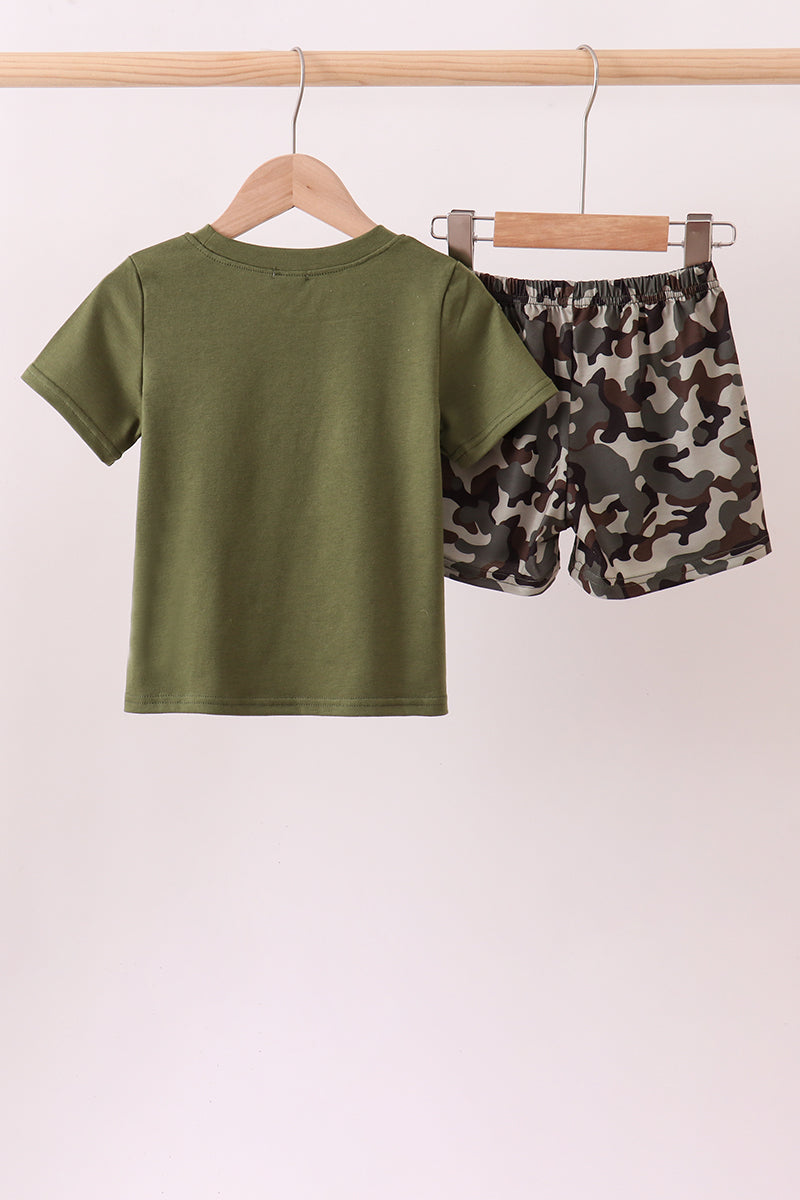 Mama's Boy Applique Knit Set - Aaria Tees Aaria Tees