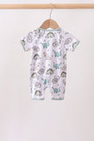 Dinosaur Bamboo Romper Aaria Tees