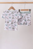 Dinosaur Bamboo Pajama Set Aaria Tees