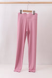 Lilac Scalloped Mom Yoga Active Leggings - Aaria Tees Aaria Tees