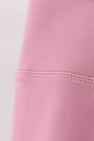 Lilac Scalloped Mom Yoga Active Leggings - Aaria Tees Aaria Tees