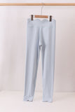 Blue Scalloped Mom Yoga Active Leggings - Aaria Tees Aaria Tees
