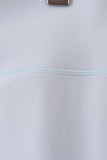 Blue Scalloped Mom Yoga Active Leggings - Aaria Tees Aaria Tees