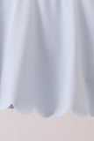 Blue Scalloped Yoga Skorts Set - Aaria Tees Aaria Tees