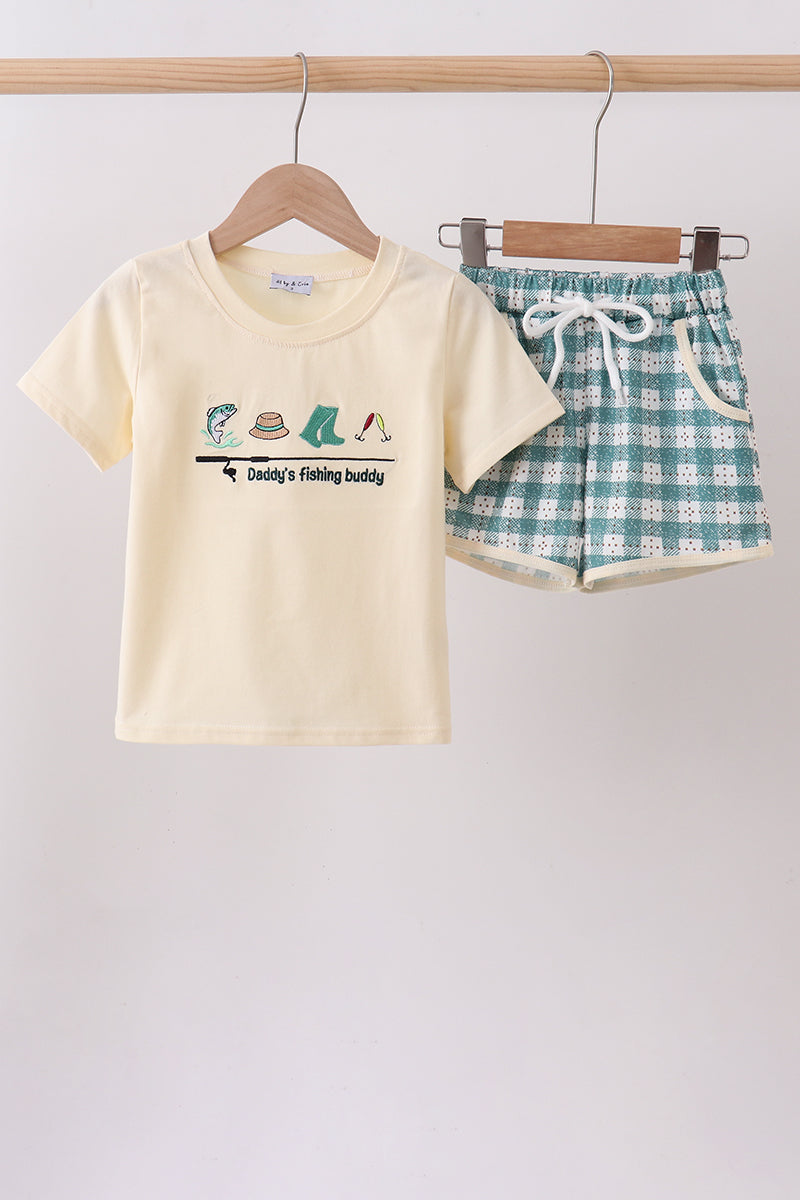 Green Fishing Buddy Knit Set - Aaria Tees Aaria Tees
