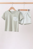 Blue Stripe Set - Aaria Tees Aaria Tees