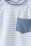 Blue Stripe Bubble Aaria Tees