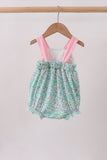 Pink Bow Floral Knit Bubble - Aaria Tees Aaria Tees