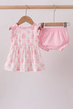Pink Sailboat Embroidered Knit Bloomer Set - Aaria Tees Aaria Tees