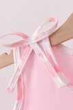 Pink Sailboat Embroidered Knit Set - Aaria Tees Aaria Tees