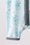 Blue Turtle Bamboo Romper Aaria Tees