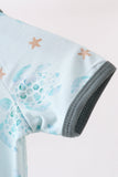 Blue Turtle Bamboo Romper Aaria Tees