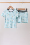 Blue Turtle Bamboo Pajama Set Aaria Tees
