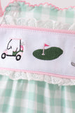 Green Golf Embroidered Bubble - Aaria Tees Aaria Tees