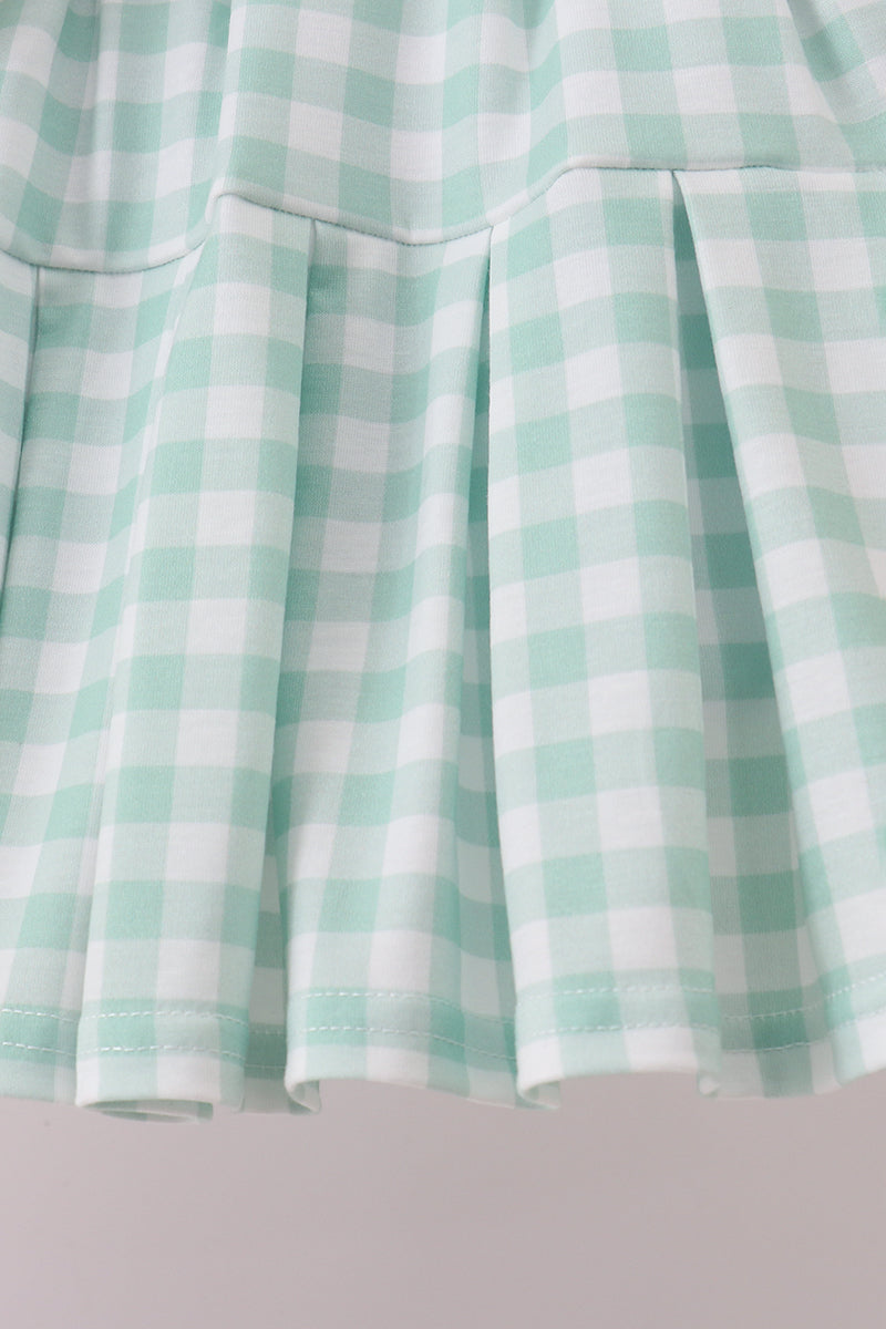 Green Golf Embroidered Skorts Set - Aaria Tees Aaria Tees