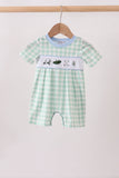 Green Golf Embroidered Romper - Aaria Tees Aaria Tees