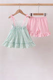 Green Golf Embroidered Ruffle Set - Aaria Tees Aaria Tees