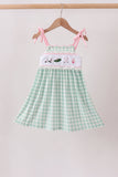 Green Golf Embroidered Dress - Aaria Tees Aaria Tees