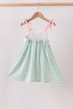 Green Golf Embroidered Dress - Aaria Tees Aaria Tees