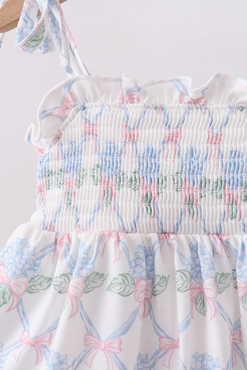 Blue Floral Bloomer Set - Aaria Tees Aaria Tees