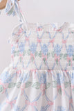 Blue Floral Bloomer Set - Aaria Tees Aaria Tees