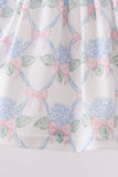 Blue Floral Bloomer Set - Aaria Tees Aaria Tees