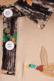 Camo Duck Embroidered Top Aaria Tees