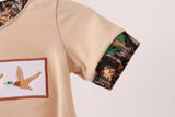 Camo Duck Embroidered Bubble Aaria Tees
